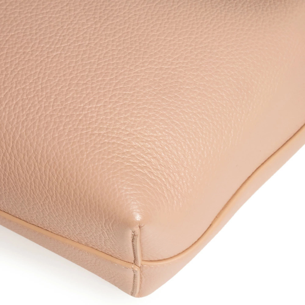 Celine Cabas Anais Cuir Triomphe Crossbody Shoulder Handbag Grained Soft Peach - Picture 9 of 9